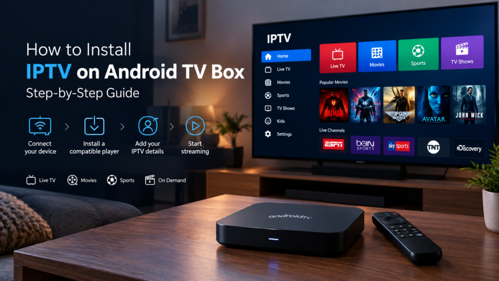 How to install IPTV on Android TV Box step by step