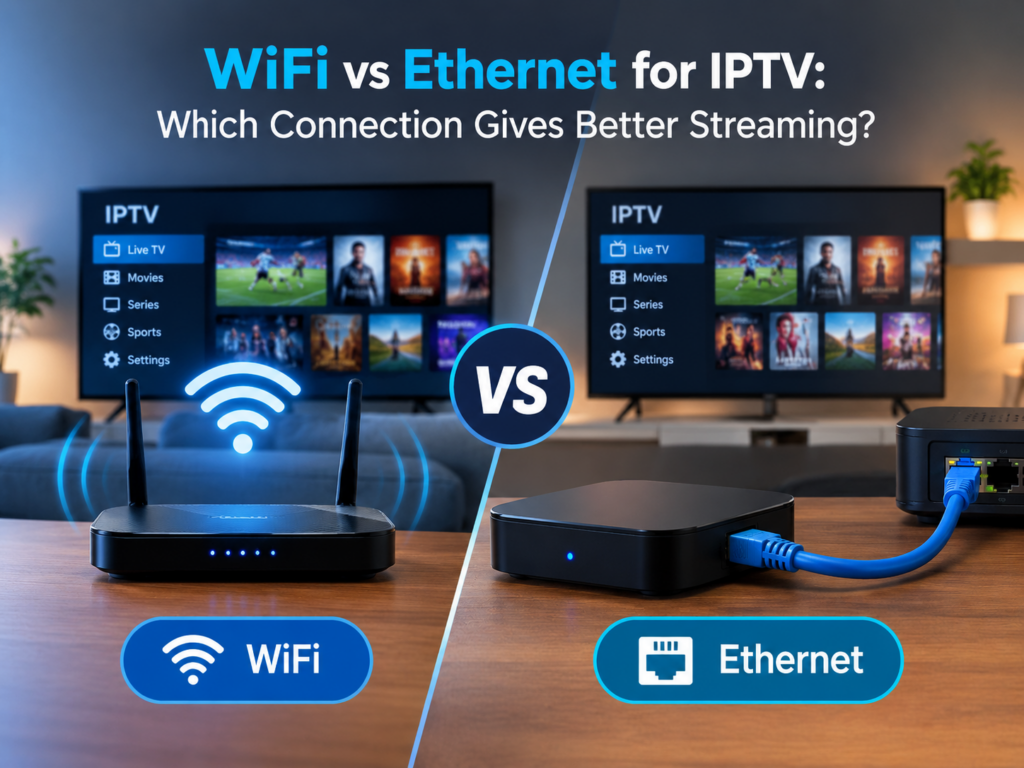 WiFi vs Ethernet for IPTV streaming comparison